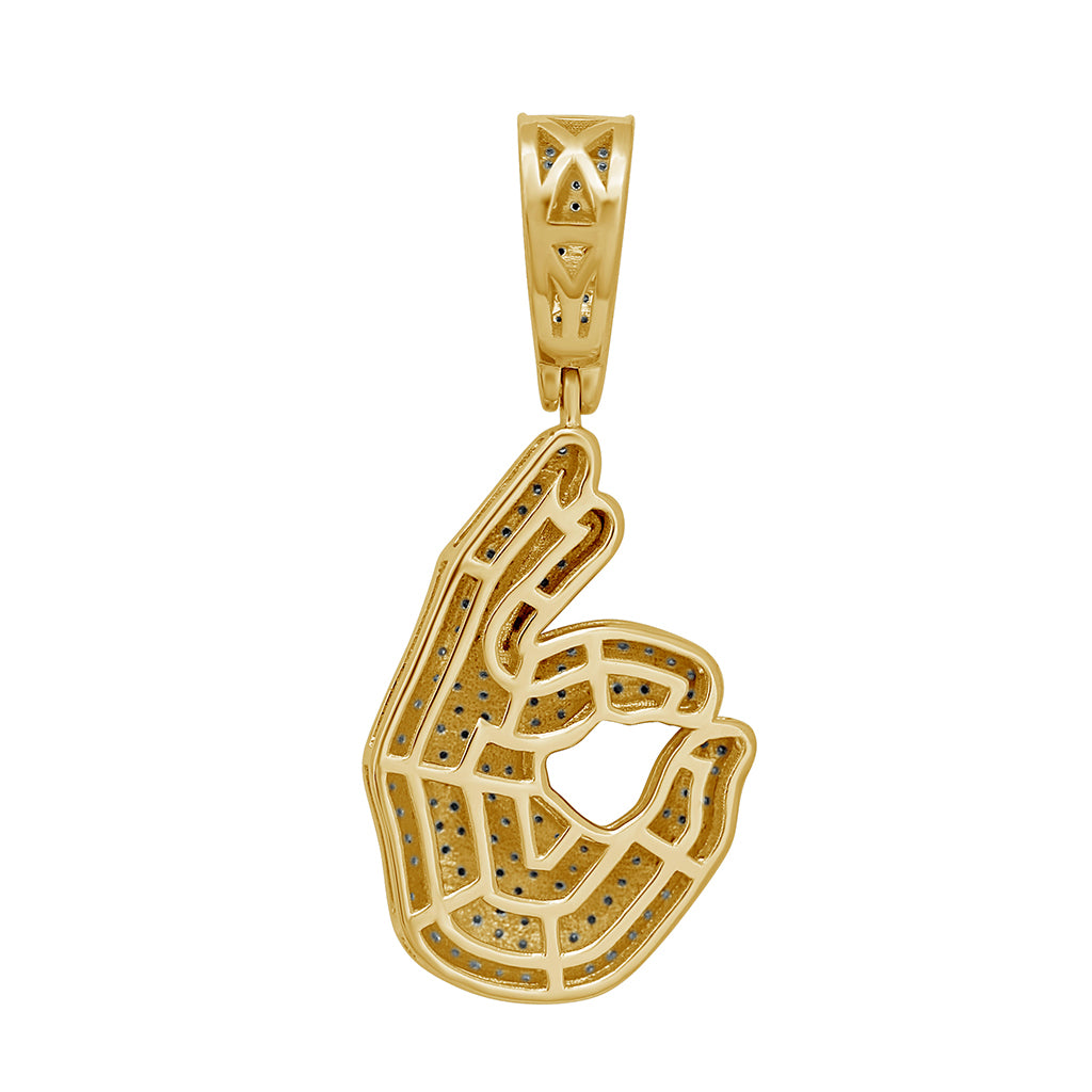 10K Yellow Gold 0.31-0.37 Cttw Diamond Charm