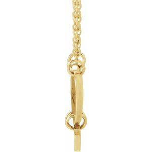 14K Yellow Gold 3 Disc 7 X 5 Mm 18 In Polished Engravable Oval Disc Family Necklace