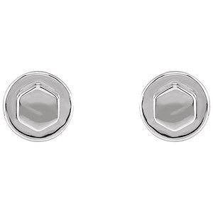 Sterling Silver Bolt Earrings