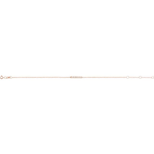 14K Yellow Or Rose Gold Or Sterling Silver Or Platinum Round 2 Mm 15.67 X 2.32 Mm Polished Natural Gemstone Minimalist Cabochon Bar 6 1/2-7 1/2 In Bracelet
