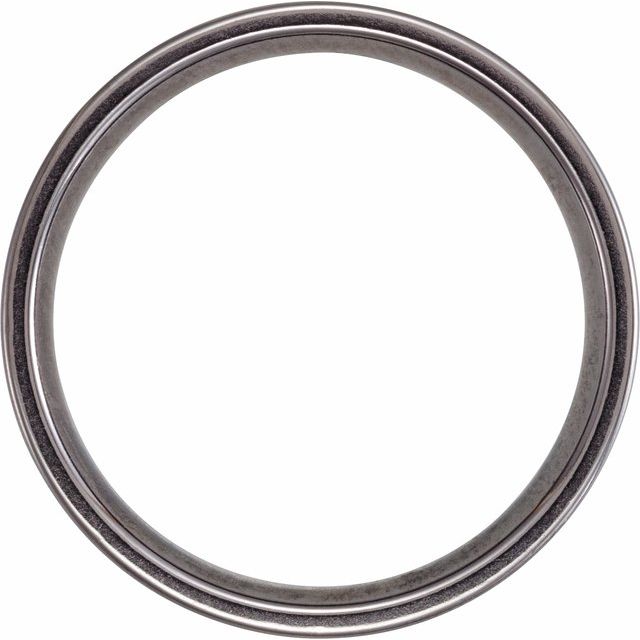 Tantalum Polished Comfort-Fit Flat Band