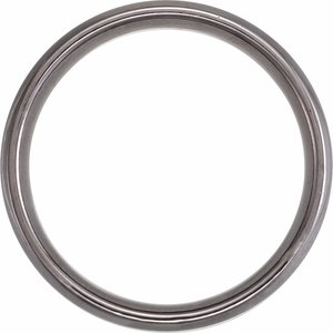 Tantalum 6 mm Beveled Comfort-Fit Band Size 8