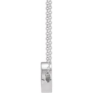 14K White Gold Round 2 Mm Natural Alexandrite Necklace, Length: 18 In