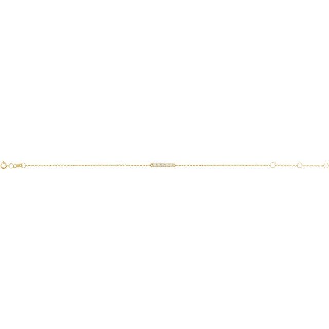 14K Yellow Or Rose Gold Or Sterling Silver Or Platinum Round 2 Mm 15.67 X 2.32 Mm Polished Natural Gemstone Minimalist Cabochon Bar 6 1/2-7 1/2 In Bracelet