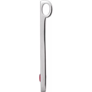 Sterling Silver Round 2.5 Mm Natural Ruby Engravable Family Bar Pendant