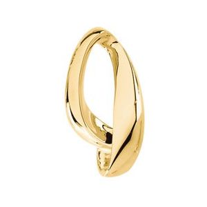 18K Yellow Gold 29 X 14.25 Mm Polished Slide Pendant