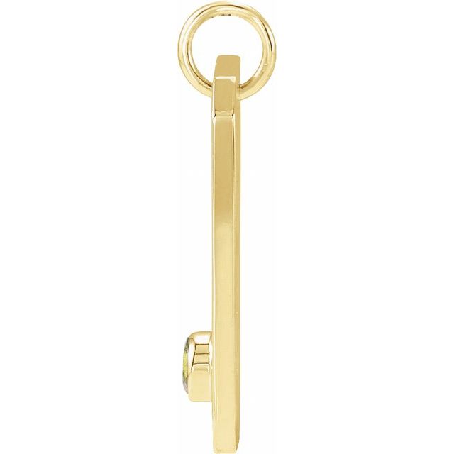 14K Yellow Gold Round 2.5 Mm I1, G-H Polished .01 Ctw Natural Diamond Zodiac Constellation Pendant