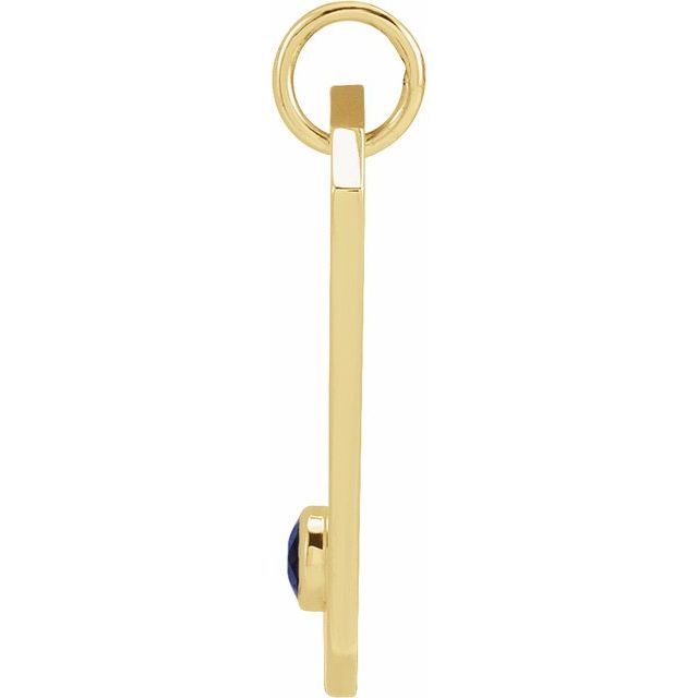 14K Yellow Gold Round 2.5 Mm I1, G-H Polished .01 Ctw Natural Diamond Zodiac Constellation Pendant
