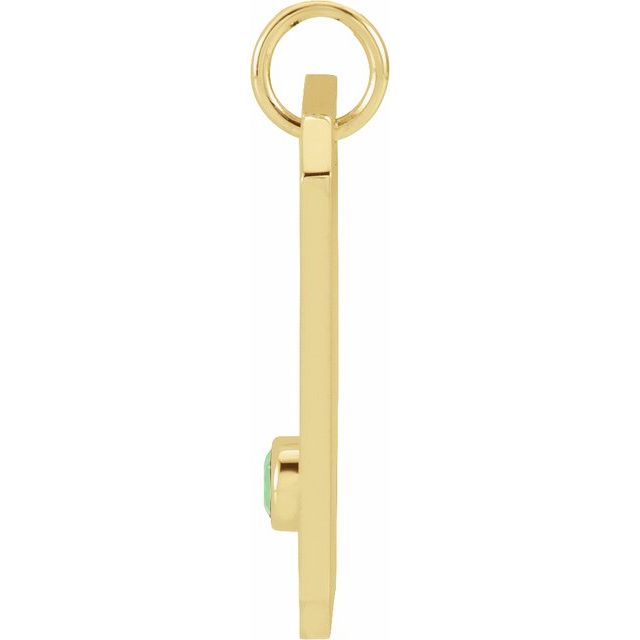 14K Yellow Gold Round 2.5 Mm I1, G-H Polished .01 Ctw Natural Diamond Zodiac Constellation Pendant