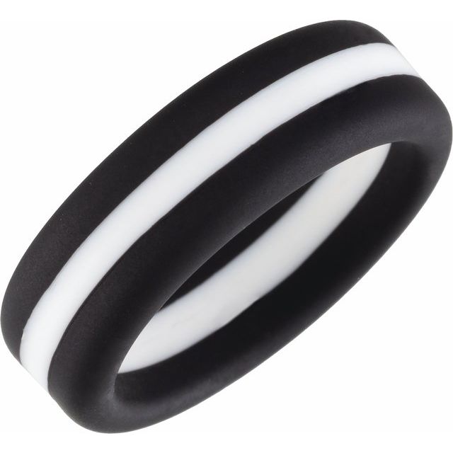 Silicone Round Standard Dome Comfort-Fit Half Band
