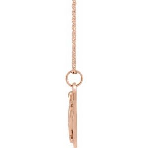 14K Yellow Gold Oval Snake Necklace, Length: 18 In