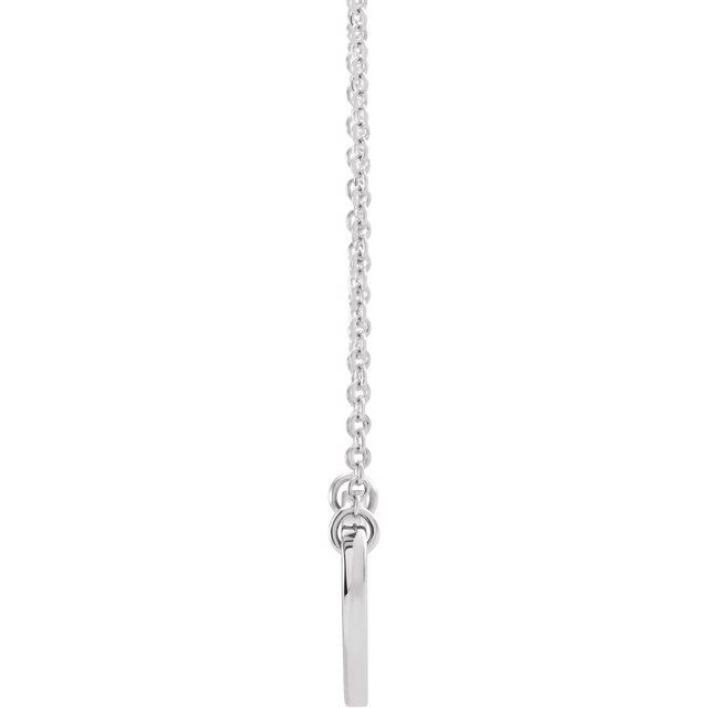 Sterling Silver Round 1.5 Mm 18 In Polished Natural Amethyst Engravable Heart Necklace