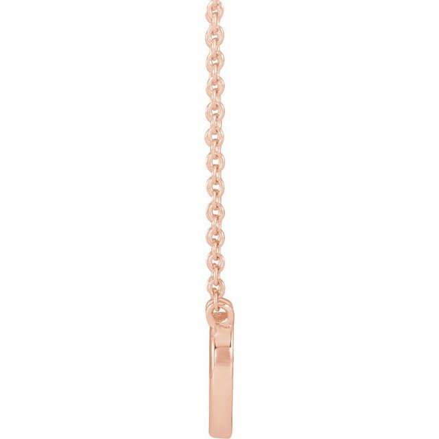 14K Rose Gold Or Sterling Silver 9.18 X 8.9 Mm 18 In Polished Heart Necklace