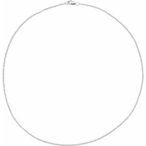 14K Yellow Gold-Filled Or White Or Rose Gold Or Sterling Silver Or Rhodium Plated Silver 1.5 Mm 16 In Lobster Clasp Polished Cable Chain