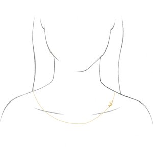 Sterling Silver Off-Center Holy Spirit Dove Necklace, Length: 16 In