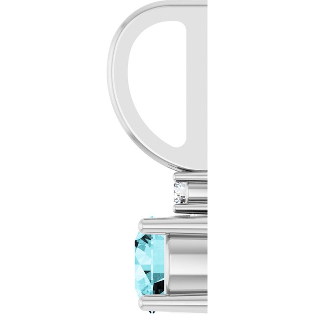 14K Yellow Or White Or Rose Gold Round 4Mm I1, G-H Polished .015 Ct Natural Diamond Charm/Pendant