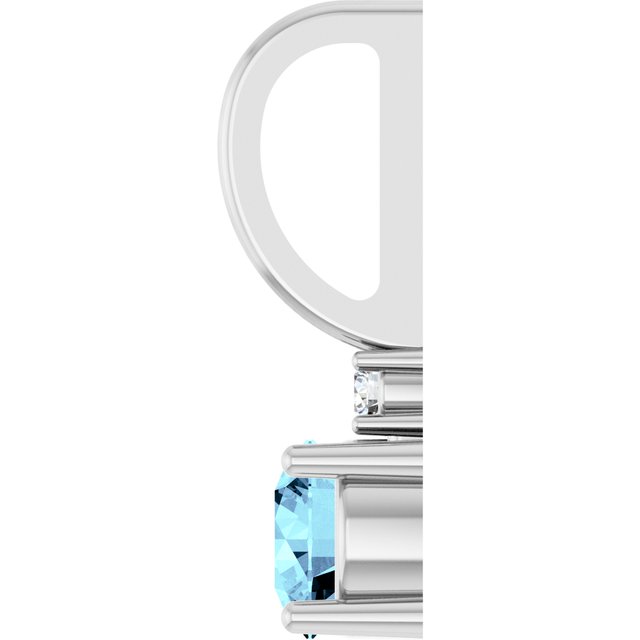 14K Yellow Or White Or Rose Gold Round 4Mm I1, G-H Polished .015 Ct Natural Diamond Charm/Pendant