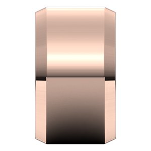 18K Yellow Or White Or Rose Gold Lightweight Beveled-Edge Flat Band