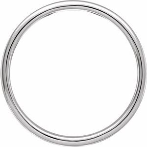 Platinum 6 Mm Polished Mens Geometric Band Size 11.5