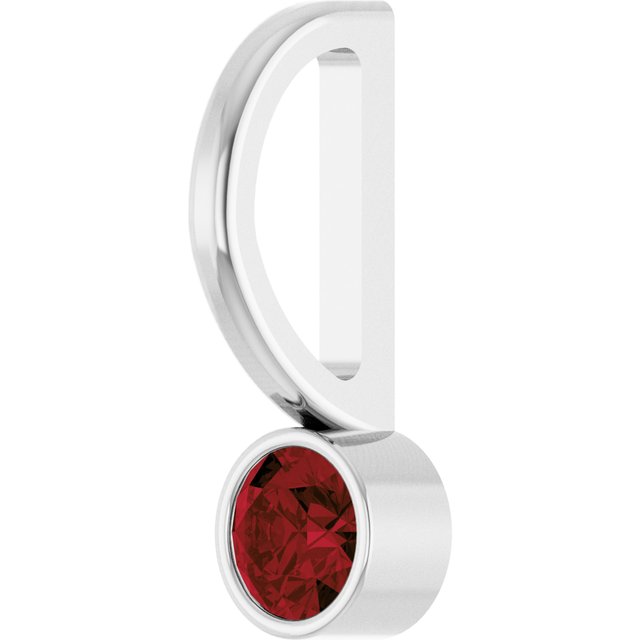 14K Yellow Gold Or Sterling Silver Round 3Mm I1, G-H Polished Natural Gemstone Charm/Pendant