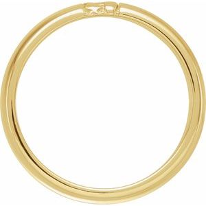 14K Yellow Gold Nugget Band Size 10