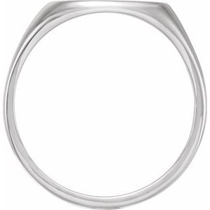 Sterling Silver None 12.3 X 9.4 Mm Polished Polished Sacred Heart Signet Ring Size 7