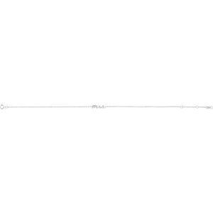 Sterling Silver 12 X 2.81 Mm 6 1/2-7 1/2 In Polished Lowercase Script Mrs Bracelet