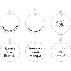 14K Yellow Gold 19.1 X 19.1 Mm Polished Posh Mommy Engravable Disc Pendant