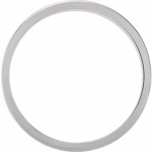 Sterling Silver Forever Polished Stackable Ring Size 7