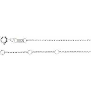Sterling Silver Round 2 Mm Multi-Gemstone Bar Bracelet, Length: 7.5 In
