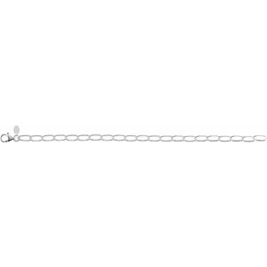 Sterling Silver Lobster Clasp Long Curb Chain, Length: 7 In, Width: 4.7 Mm
