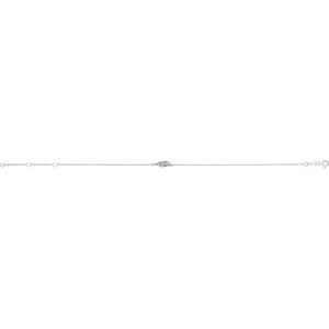 Sterling Silver .015 CTW Natural Diamond Angel Wing 6 1/2-7 1/2" Bracelet