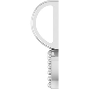 Sterling Silver 13.52 X 12 Mm Polished Rainbow Pendant