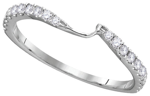 14K White Gold Round Diamond 2-stone Bridal Wedding Engagement Ring 1-1/2 Cttw, Womens Size: 5-10