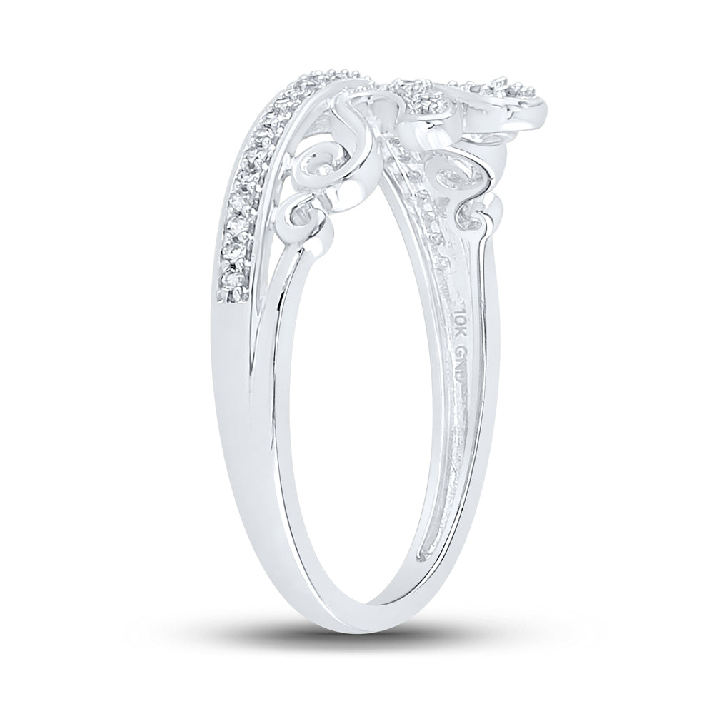 10kt White Gold 1/10ct. Diamond Ring