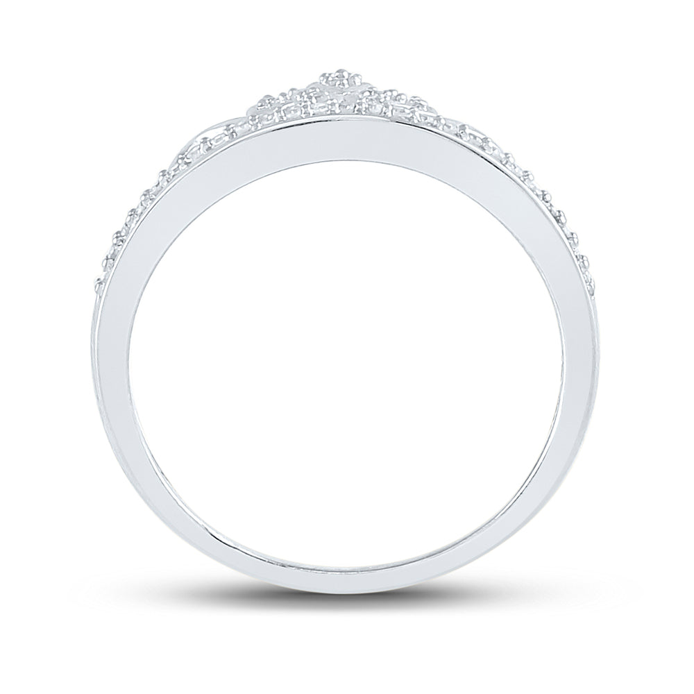 10kt White Gold 1/10ct. Diamond Ring