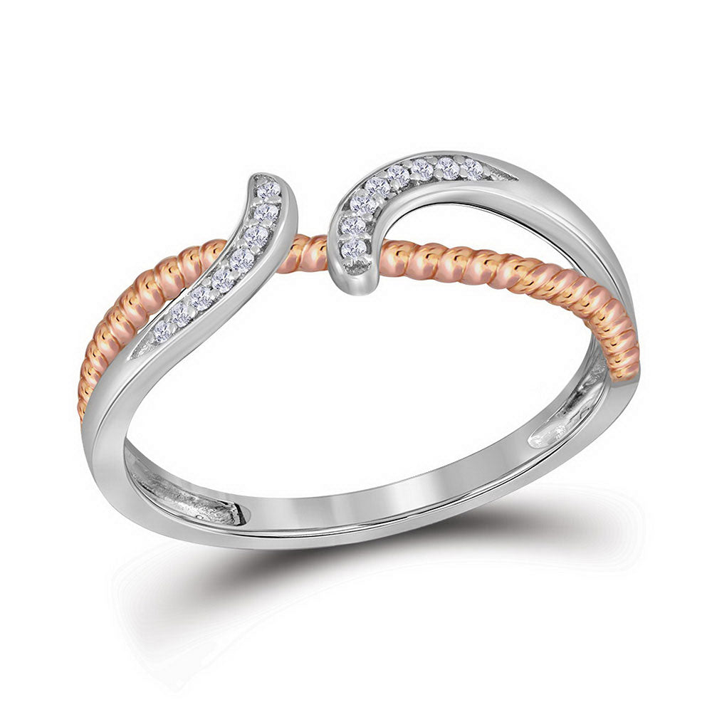 10kt Two-tone Gold 1/20ct Diamond Ring