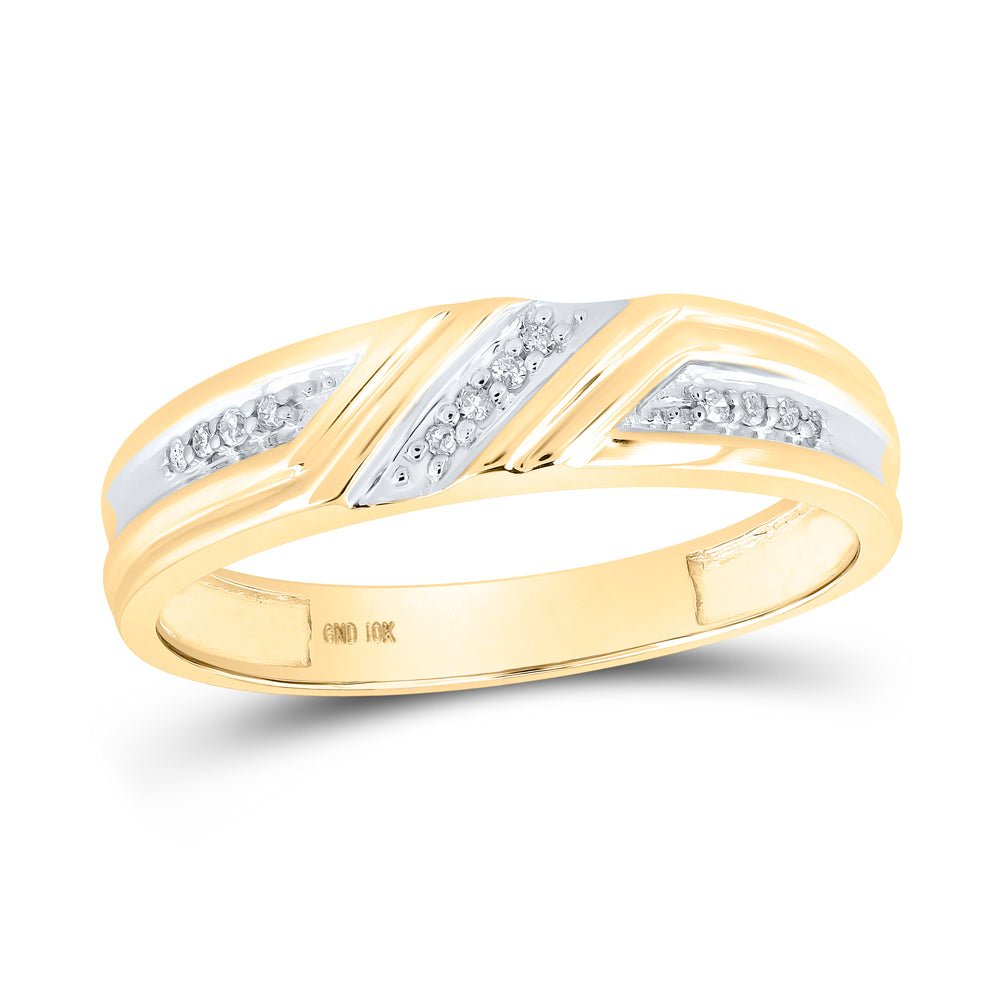 10kt Yellow Gold 1/3ctw Diamond Fashion Trio Set