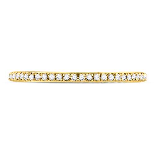 10kt Yellow Gold 1/8ct Diamond Ring Size 5