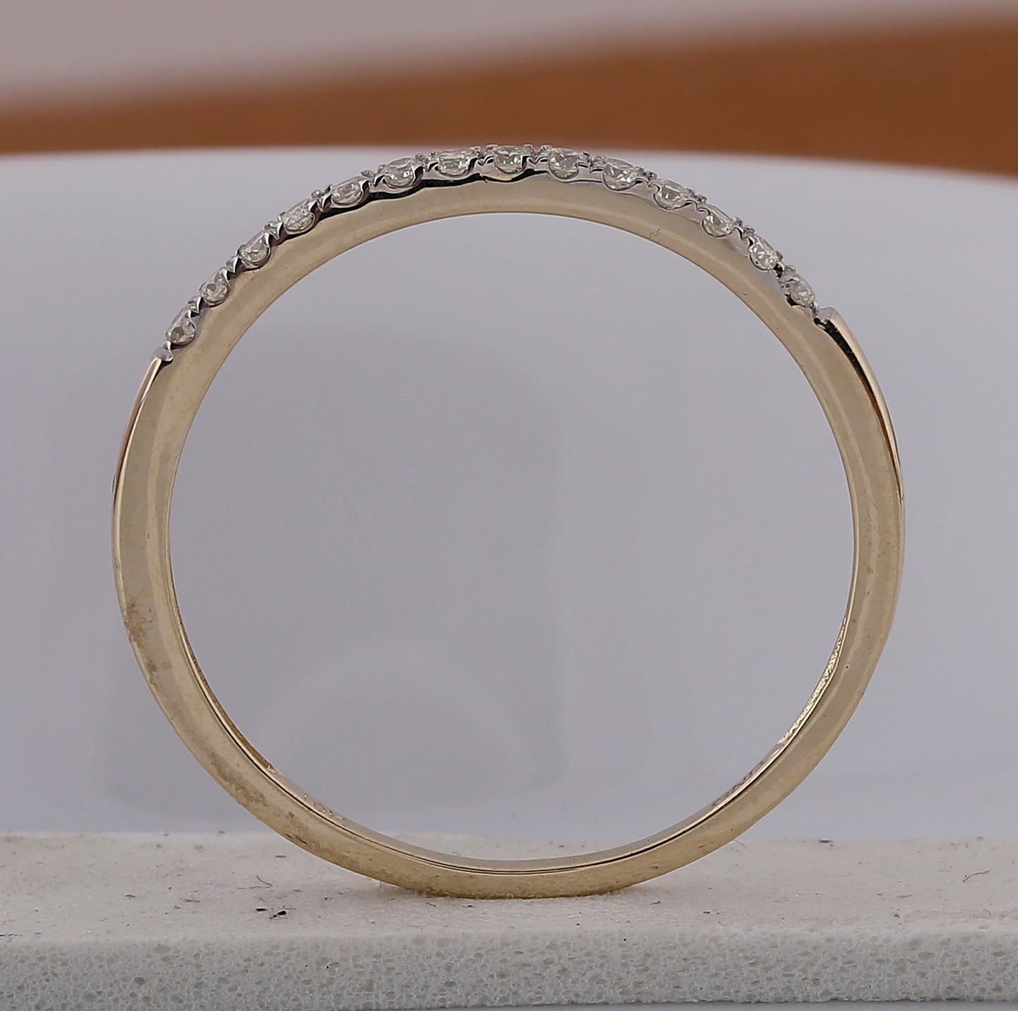 10K Yellow Gold Round Diamond Bridal Wedding Ring Band Set 1/2 Cttw, Womens Size: 5-10