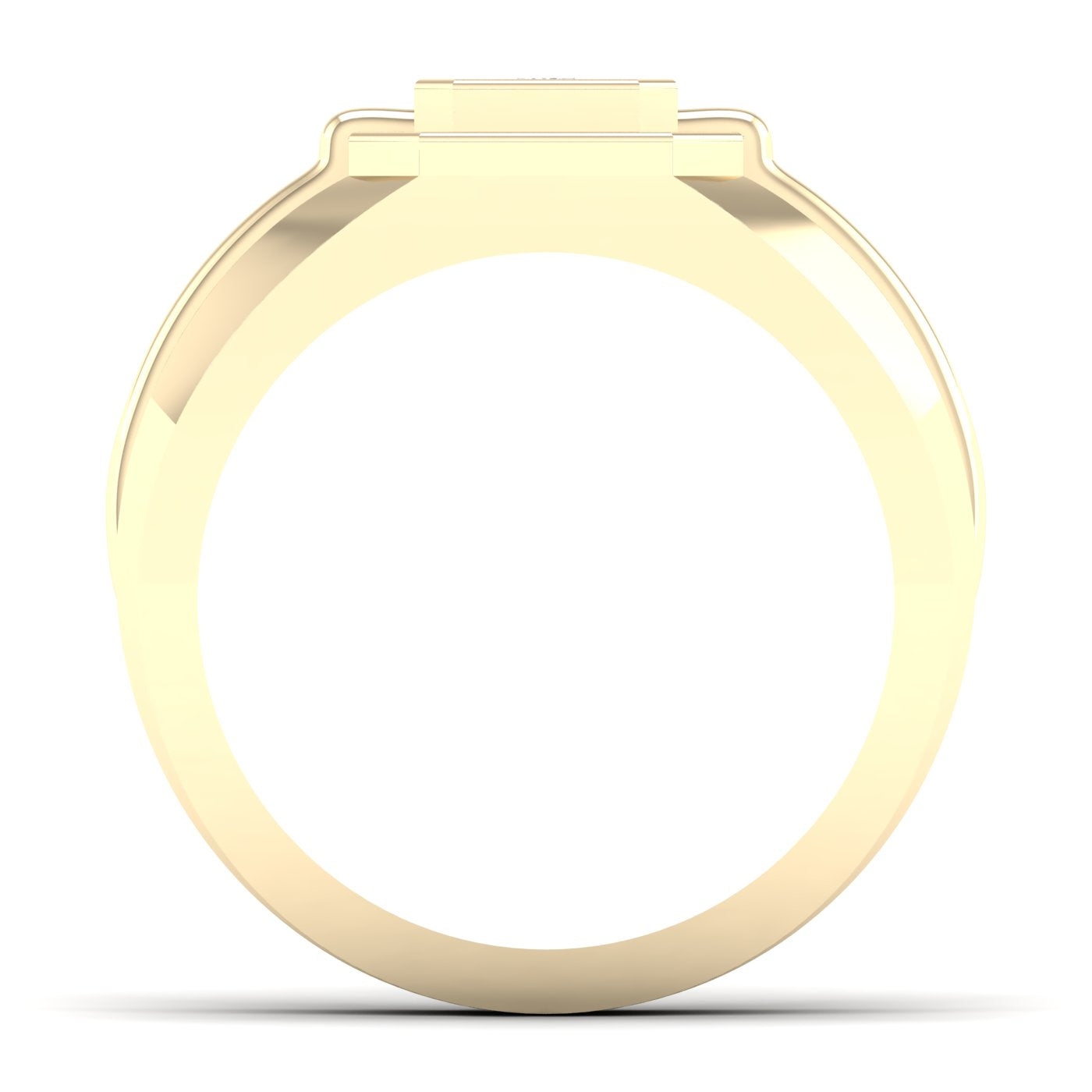 10kt Yellow Gold 1/2ct Diamond Cn Micro-pave Mens Ring