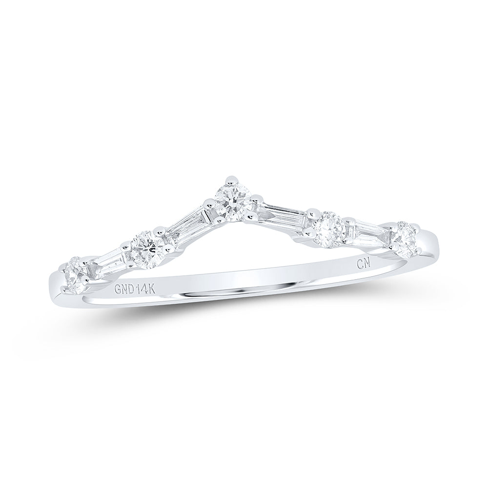 14kt White Gold 1/5ct Diamond Cn Enhancer Band
