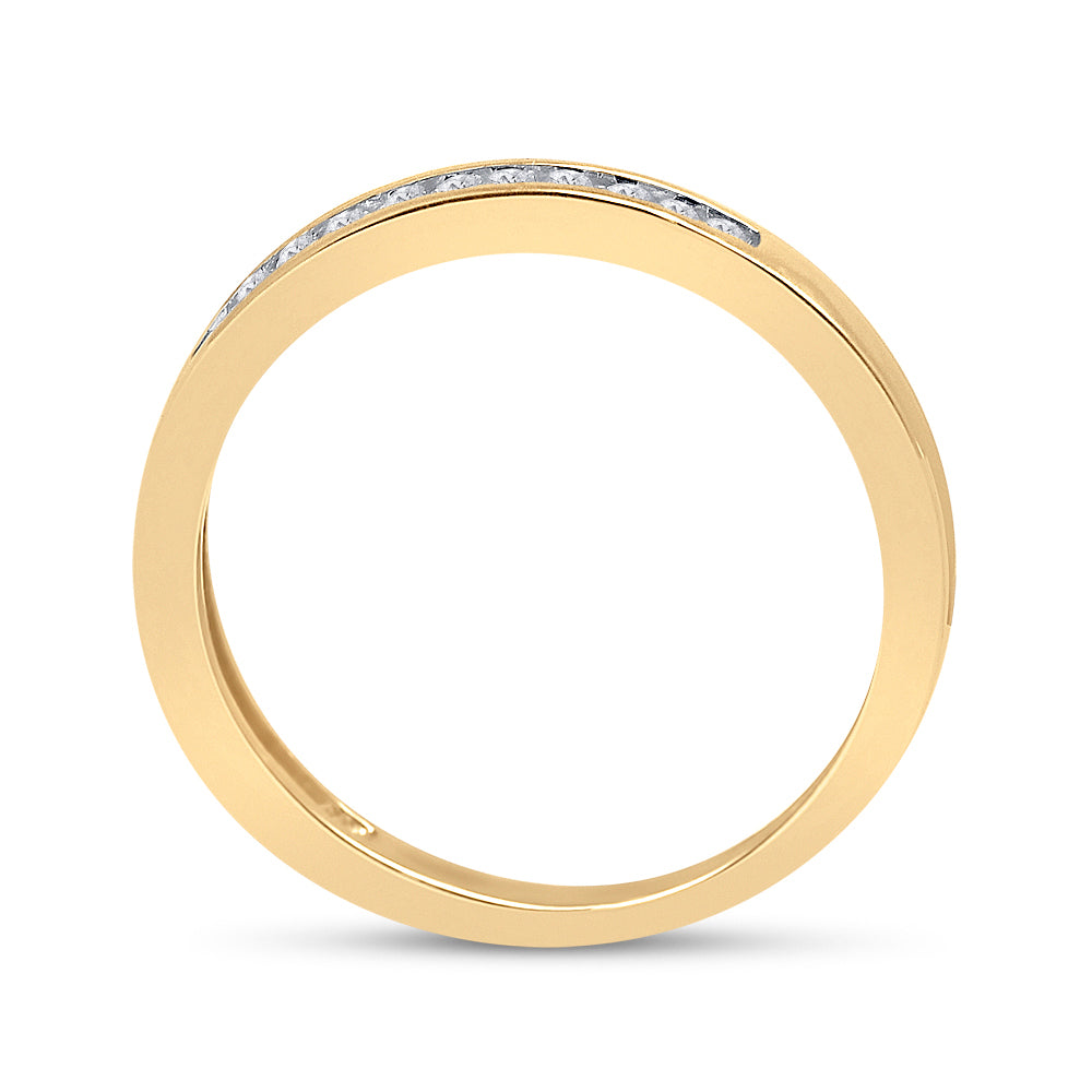 14kt Yellow Gold 1/2 Cttw Diamond Ladies Wedding Engagement Anniversary Bridal Set, Women Size: 5-9