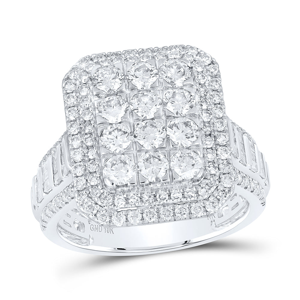 10kt Yellow Or White Gold Diamond Fashion Wedding Engagement Anniversary Ring