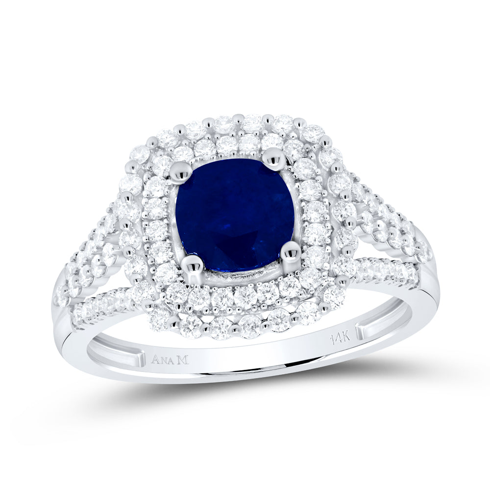 14kt Yellow Or White Or Rose Gold Natural Diamond Ana M 6 Mm Cu Ruby Natural Gem Wedding Engagement Anniversary Ring