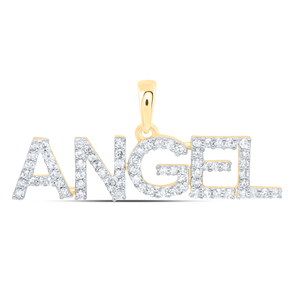 10kt Yellow Or White Gold Natural Diamond Fashion Pendant