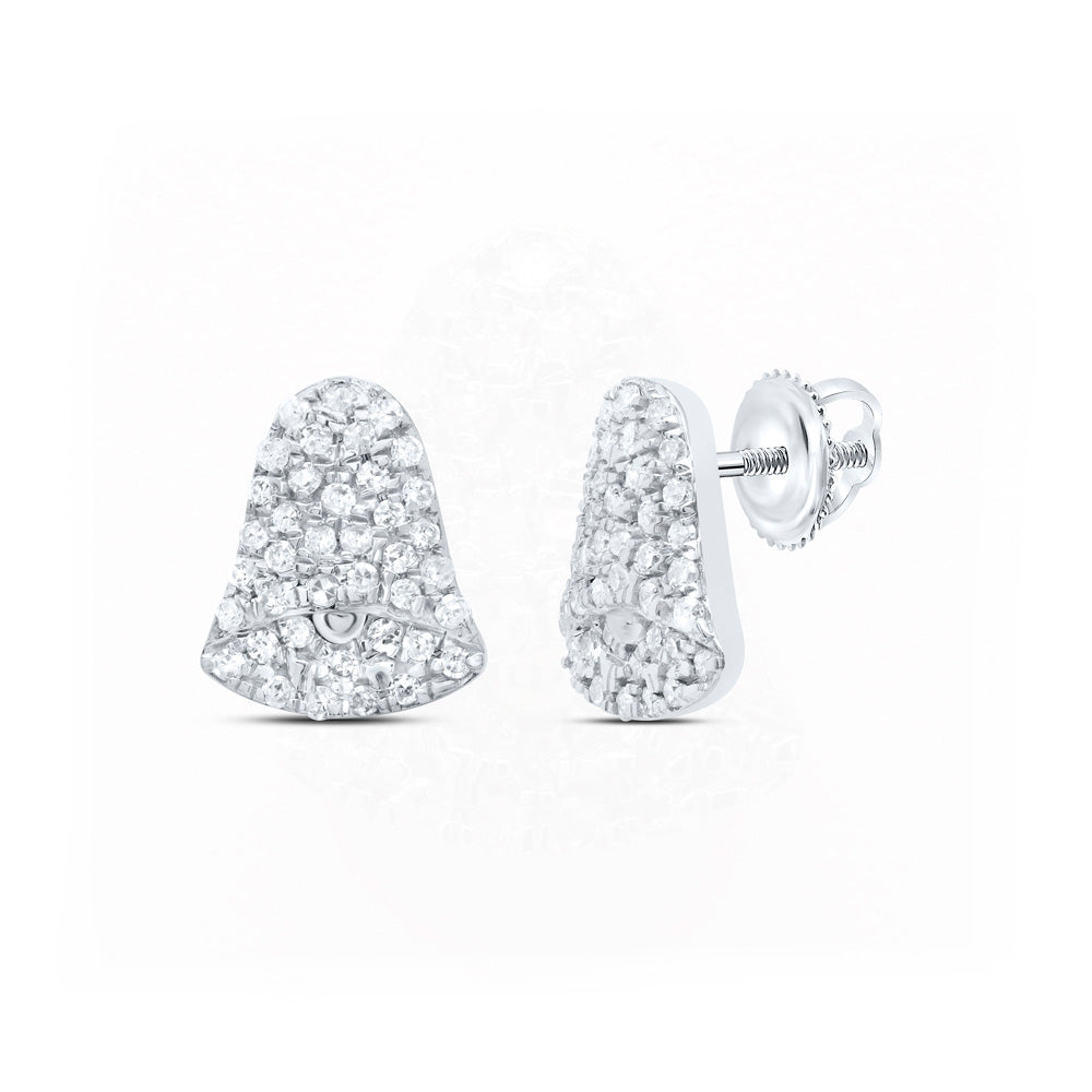10kt White Gold 1/4 Cttw Diamond Earring