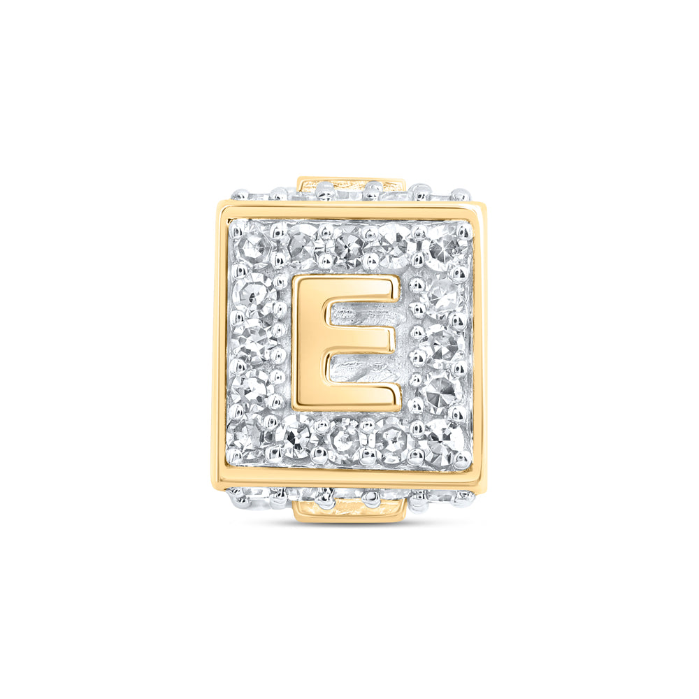 10kt Yellow Or White Or Rose Gold Diamond Fashion Initial Bracelet Box