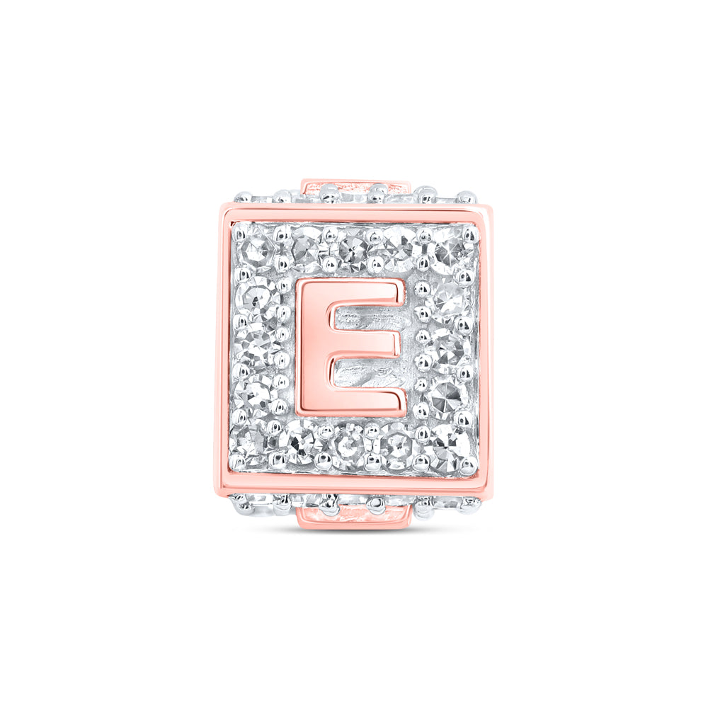 10kt Yellow Or White Or Rose Gold Diamond Fashion Initial Bracelet Box