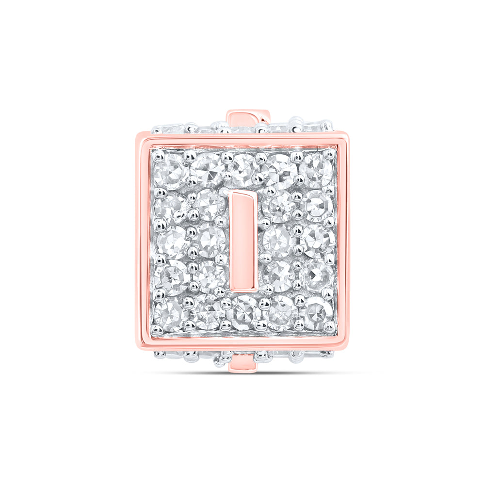 10kt Yellow Or White Or Rose Gold Diamond Fashion Initial Bracelet Box